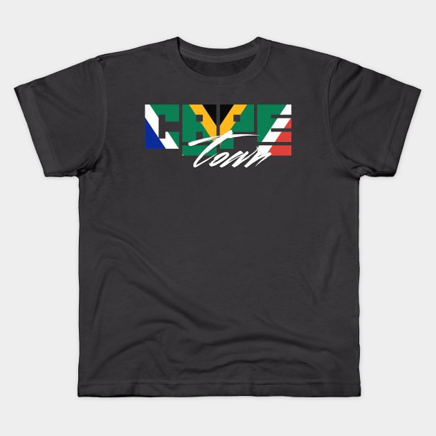 Cape Town South Africa Kids T-Shirt by Arend Studios